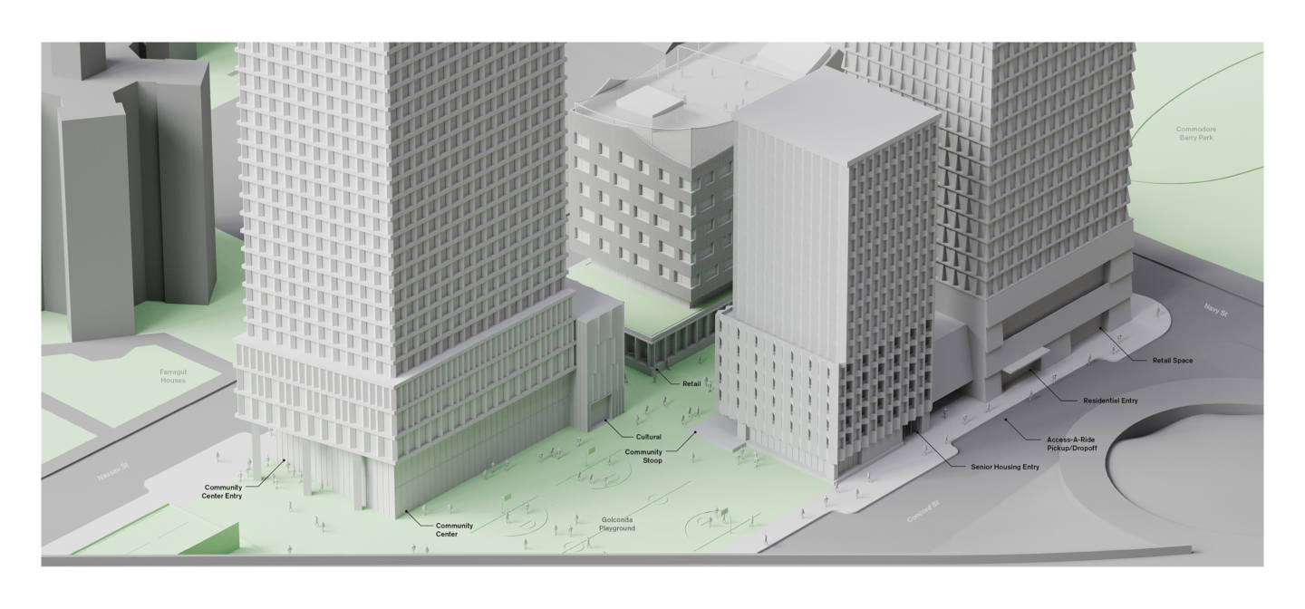 240 Nassau Aerial Looking Northeast